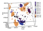 3D undercover structure of Precambrian intrusion