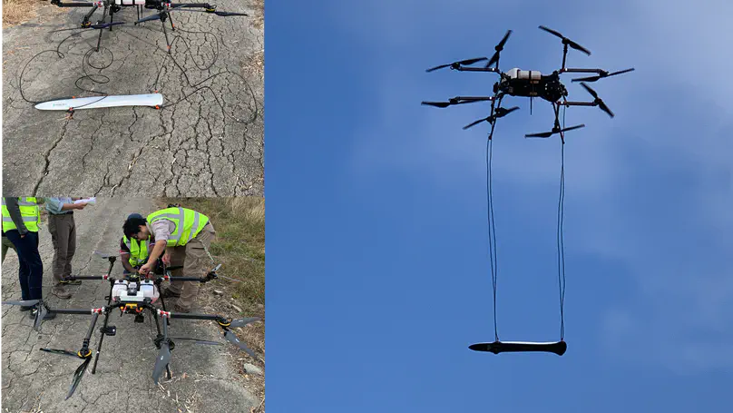Drone magnetic data acquisition