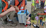 Ground gravity and magnetic data acquisition